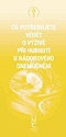 Co potřebujete vědět o výživě při hubnutí u nádorového onemocnění