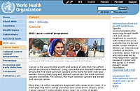 WHO cancer control programme