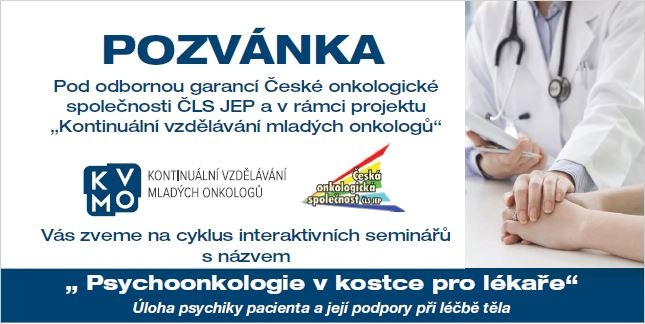 Interaktivní seminář KVMO: "Psychoonkologie v kostce pro lékaře", Brno