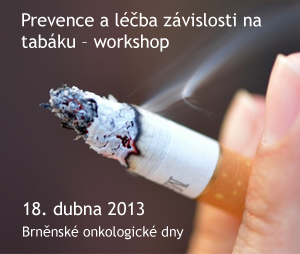 Prevence a léčba závislosti na tabáku - BOD 2013