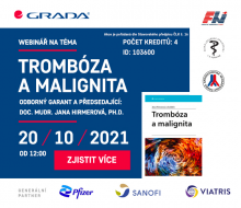 Webinář Trombóza a malignita 20. října 2021