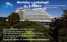Novinky v onkologii, 5. - 6. 5. 2022, kongresové centrum hotelu Pyramida