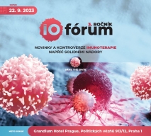 IO fórum: Novinky a kontroverze imunoterapie napříč solidními nádory, 22. 9. 2023 v Praze