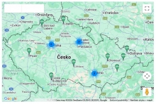 Mapa péče: Pracoviště poskytujících sledování zdravých osob s dědičným rizikem vzniku zhoubných nádorů