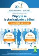 20 let Lymfom Help: Připojte se k charitativnímu běhu a podpořte pacienty s lymfomem! 14. 9. 2025, Praha a Brno, kdekoliv virtuálně 