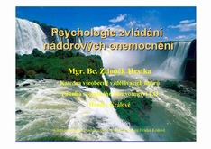 Psychologie zvládánínádorových onemocnění