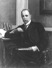 Obrázek 2. Lékař William Osler, který roku 1903 napsal pojednání o polycytémii.